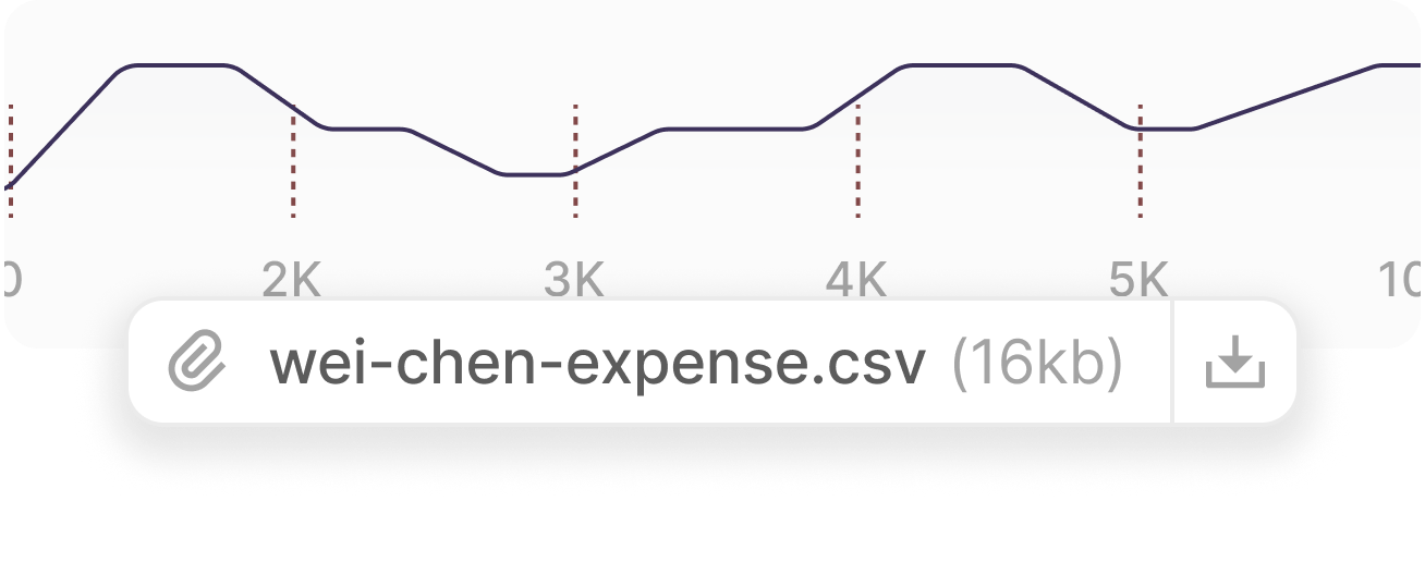 Expense report